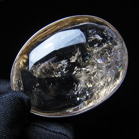 アイリスクォーツ 水晶 ペンダント 虹入り メール便可 一点物 112-14207