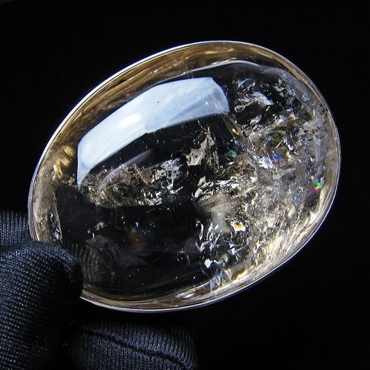 アイリスクォーツ 水晶 ペンダント 虹入り メール便可 一点物 112-14207