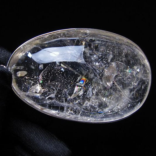 アイリスクォーツ 水晶 ペンダント 虹入り メール便可 一点物 112-14208