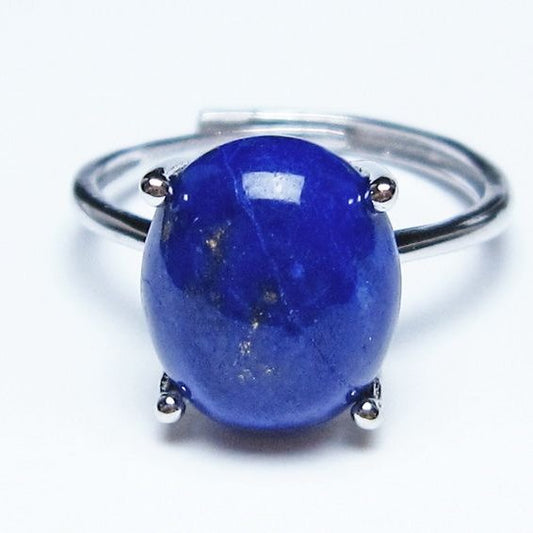 ラピスラズリ リング 指輪 フリーサイズ 14号 メール便可 一点物 115-7265