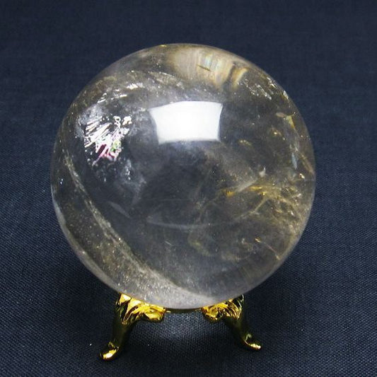 水晶 丸玉 46mm 水晶玉 一点物 141-6098