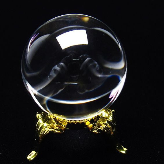 水晶 丸玉 ブラジル産 30mm 一点物  141-6473