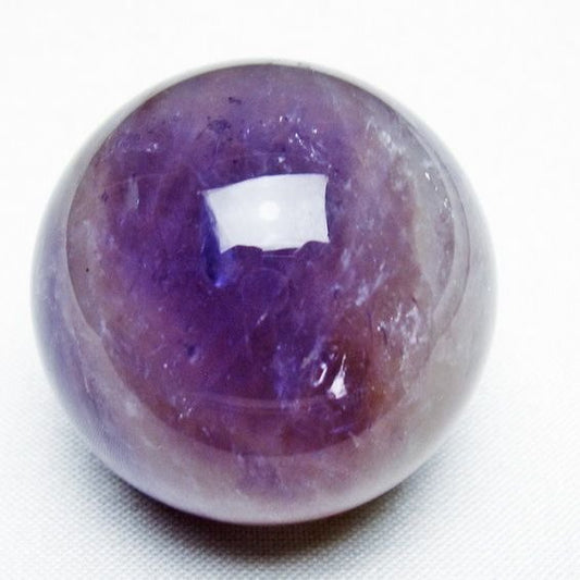 アメジスト 丸玉 37mm スフィア amethyst 置物 一点物 141-7313