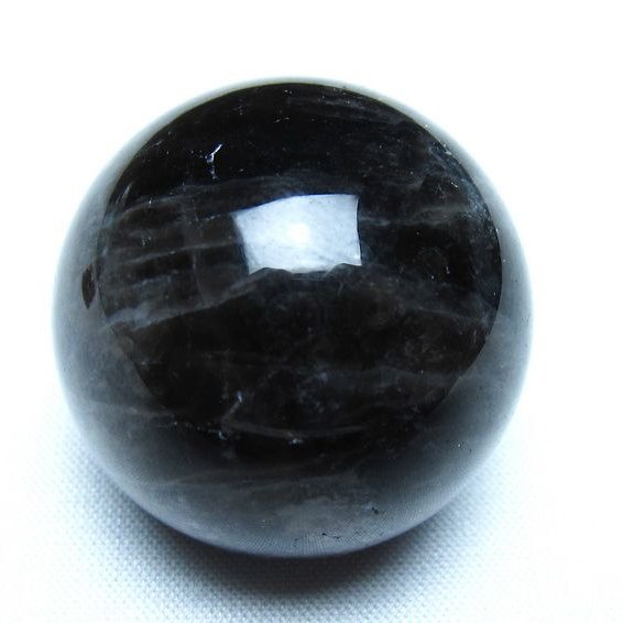 モリオン 黒水晶 丸玉 34mm スフィア 置物 原石 141-7345