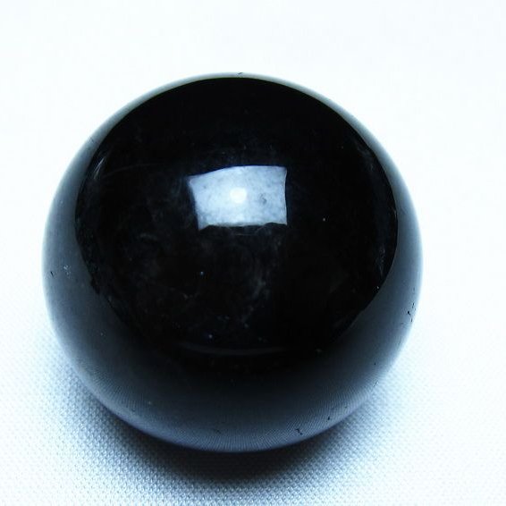 モリオン 黒水晶 丸玉 35mm スフィア 置物 原石 141-7394