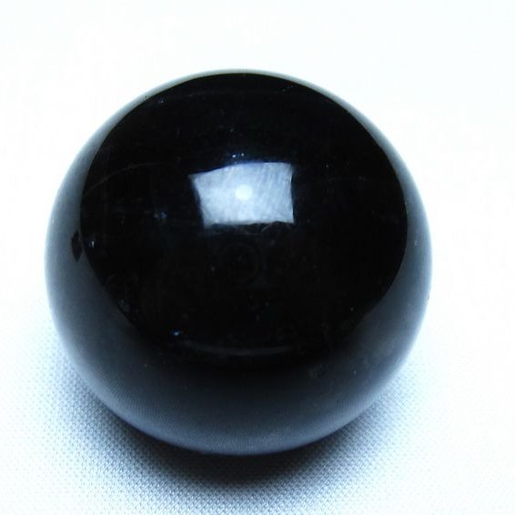 黒水晶 丸玉 モリオン 丸玉 36mm スフィア 置物 原石 141-7583