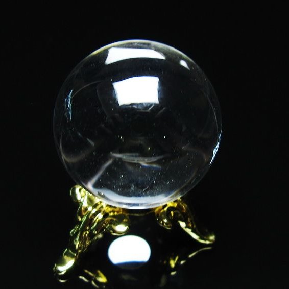 水晶 丸玉 23mm 一点物 141-7666
