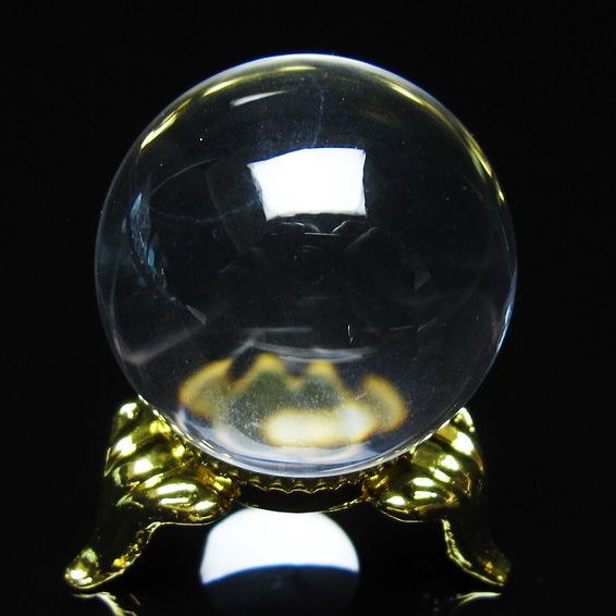 水晶 丸玉 30mm 一点物 141-7674