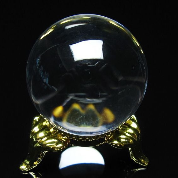 水晶 丸玉 30mm 一点物 141-7679