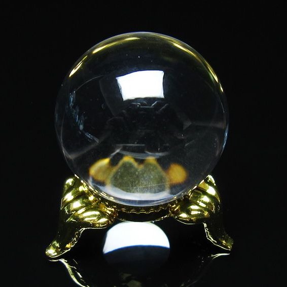 水晶 丸玉 30mm 一点物 141-7680
