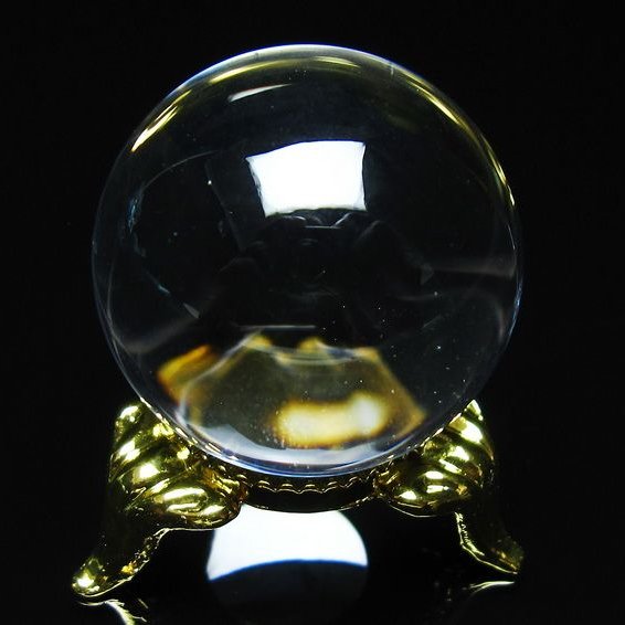 水晶 丸玉 30mm 一点物 141-7685