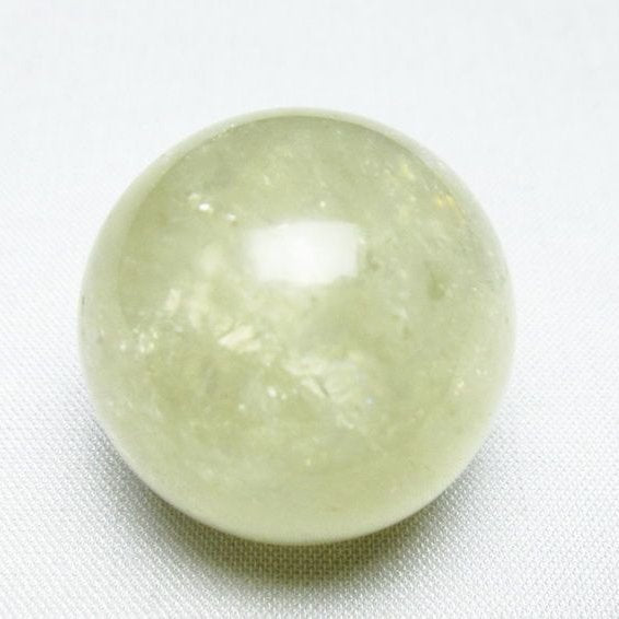 シトリン 丸玉 30mm シトリンクォーツ スフィア 置物 一点物 141-7824