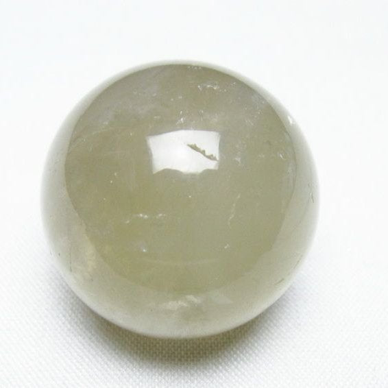 シトリン 丸玉 30mm シトリンクォーツ スフィア 置物 一点物 141-7829