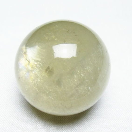 シトリン 丸玉 31mm シトリンクォーツ スフィア 置物 一点物 141-7832