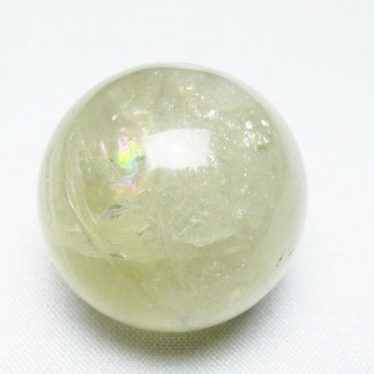 シトリン 丸玉 31mm シトリンクォーツ スフィア 置物 一点物 141-7833