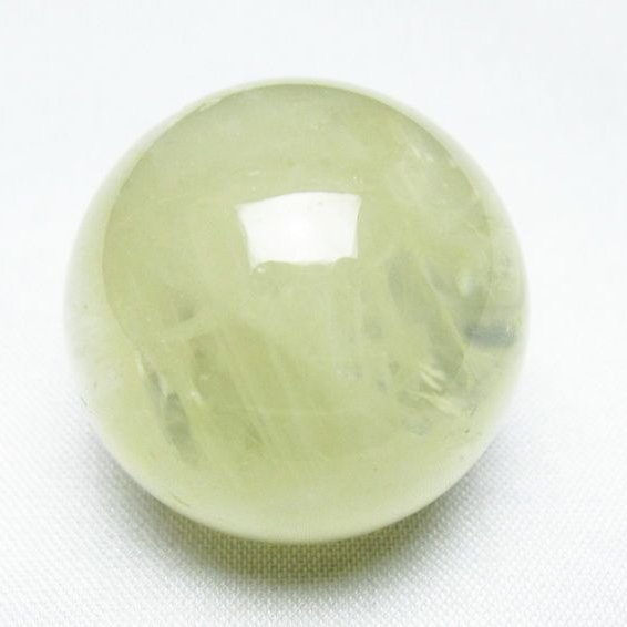 シトリン 丸玉 32mm シトリンクォーツ スフィア 置物 一点物 141-7847