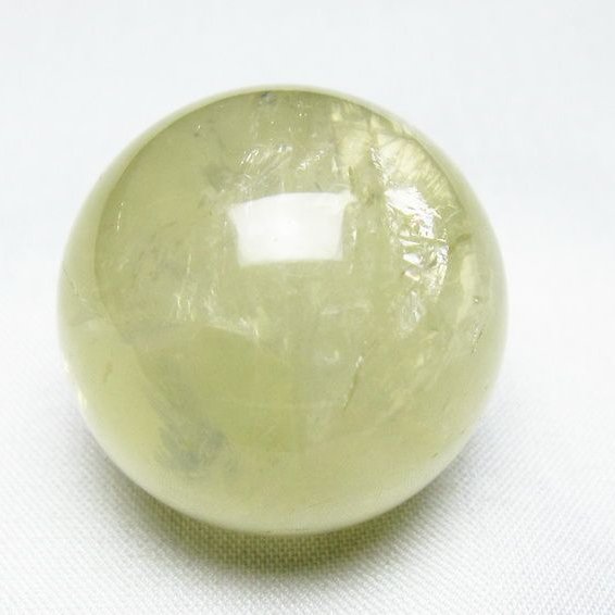 シトリン 丸玉 33mm シトリンクォーツ スフィア 置物 一点物 141-7927