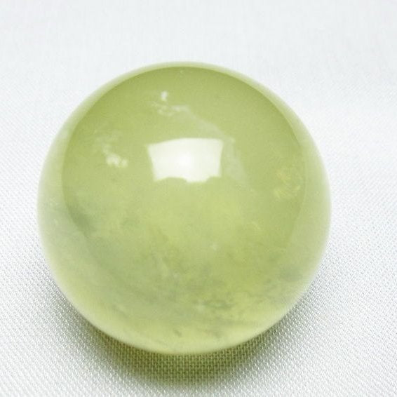 シトリン 丸玉 32mm シトリンクォーツ スフィア 置物 一点物 141-7934