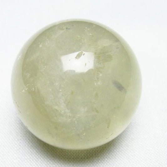 シトリン 丸玉 32mm シトリンクォーツ スフィア 置物 一点物 141-7940