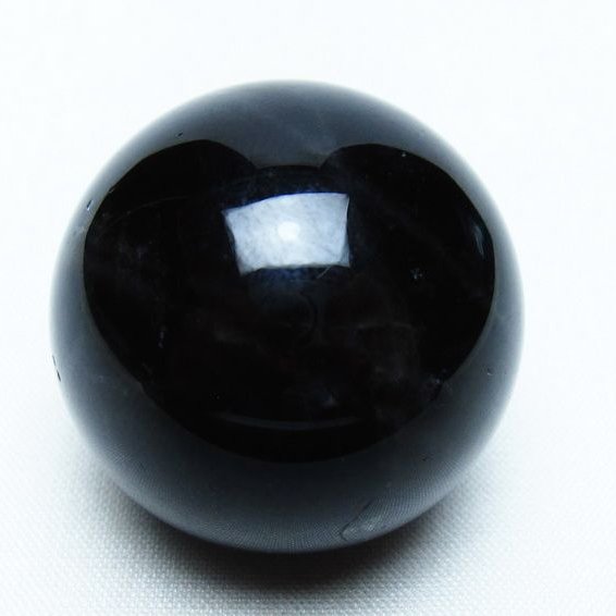 モリオン 丸玉 35mm 黒水晶 スフィア 置物 一点物 141-8100