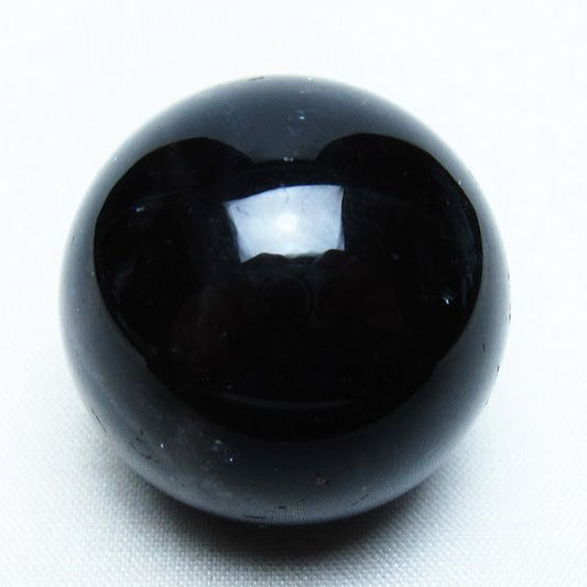黒水晶 丸玉 34mm モリオン スフィア 置物 一点物 141-8134