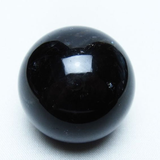 黒水晶 丸玉 36mm モリオン スフィア 置物 一点物 141-8169