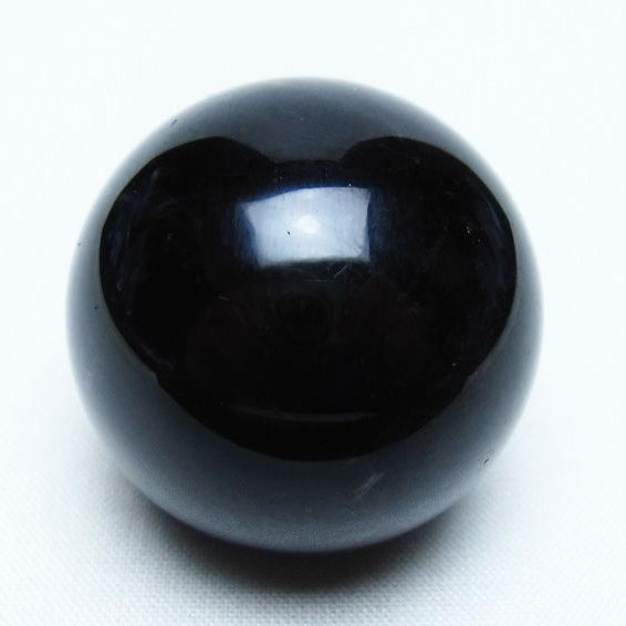 黒水晶 丸玉 36mm モリオン スフィア 置物 一点物 141-8171