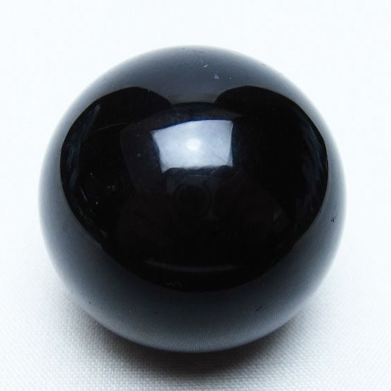 黒水晶 丸玉 36mm モリオン スフィア 置物 一点物 141-8173