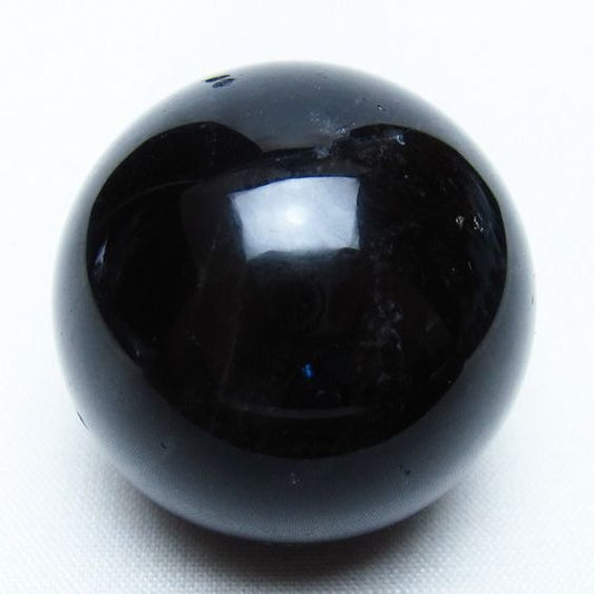 黒水晶 丸玉 36mm モリオン スフィア 置物 一点物 141-8175