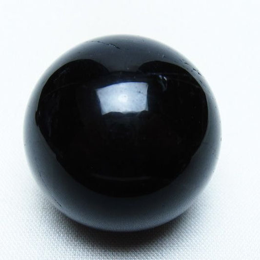 黒水晶 丸玉 31mm モリオン スフィア 置物 一点物 141-8261
