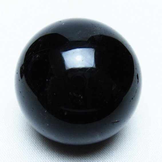 黒水晶 丸玉 36mm モリオン スフィア 置物 一点物 141-8263