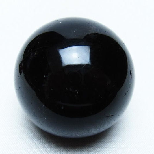 黒水晶 丸玉 36mm モリオン スフィア 置物 一点物 141-8263