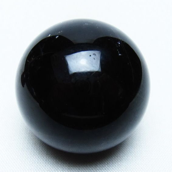 黒水晶 丸玉 36mm モリオン スフィア 置物 一点物 141-8264