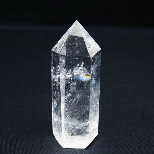 水晶 六角柱 ポイント 置物 一点物 142-10006
