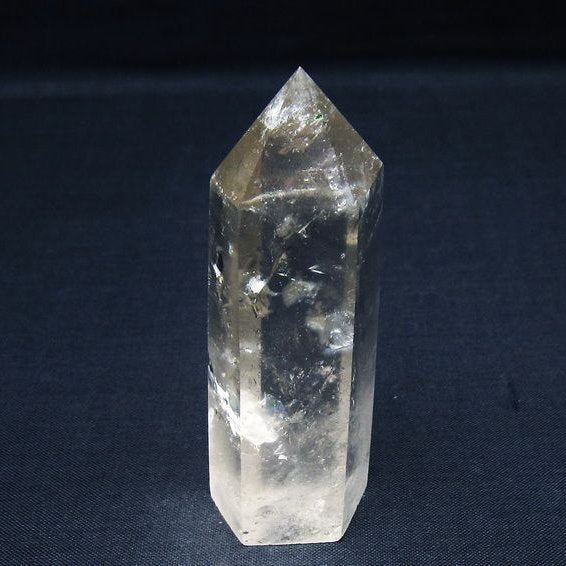 水晶 六角柱 ポイント 置物 一点物 142-10008