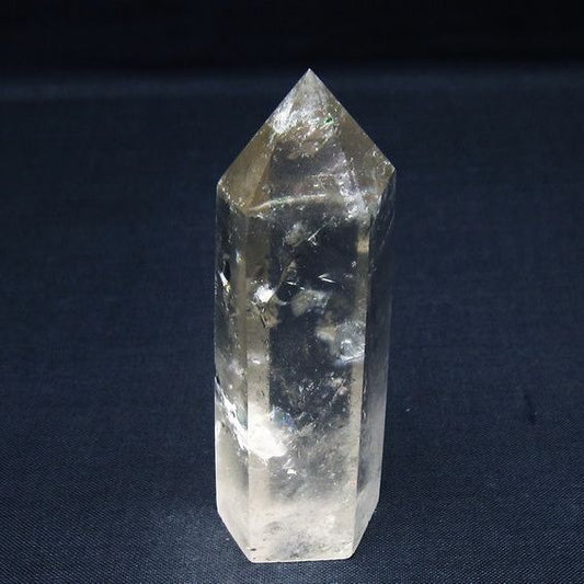 水晶 六角柱 ポイント 置物 一点物 142-10008