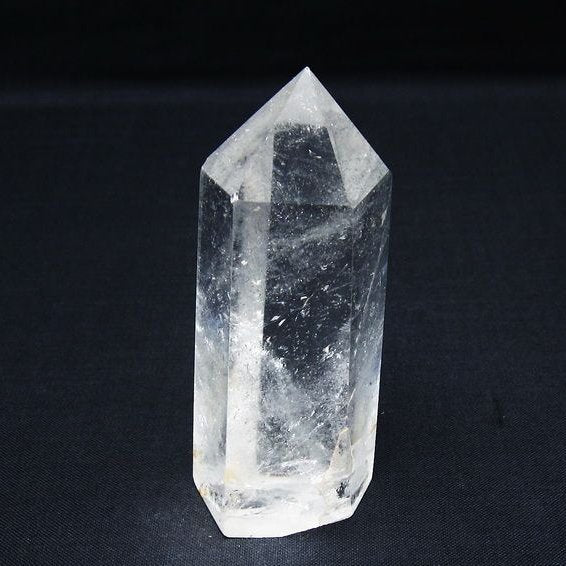 水晶 六角柱 ポイント 置物 一点物 142-10009