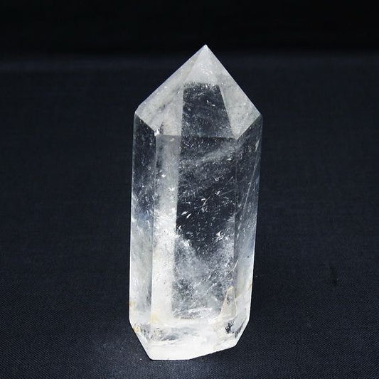 水晶 六角柱 ポイント 置物 一点物 142-10009