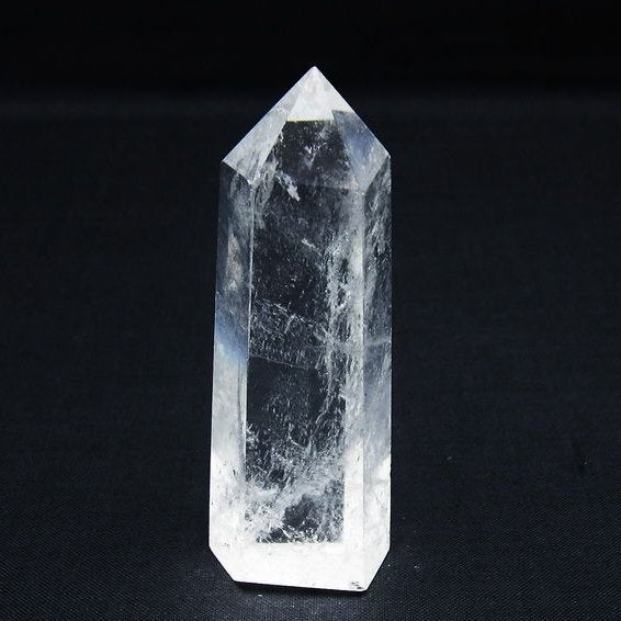 水晶 六角柱 ポイント 置物 一点物 142-10011