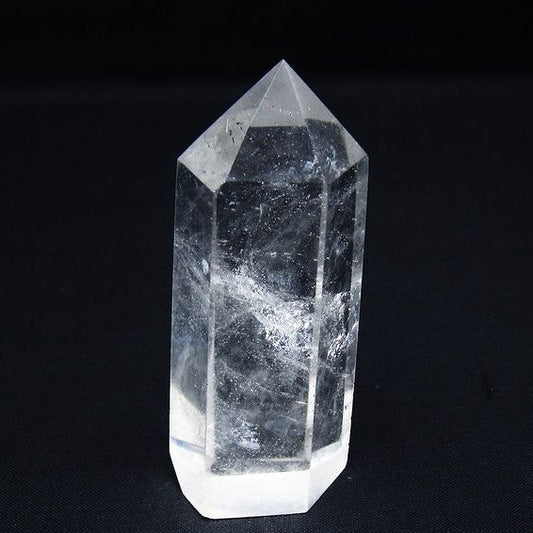 水晶 六角柱 ポイント 置物 一点物 142-10012
