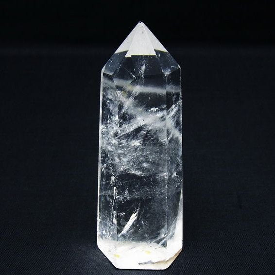 水晶 六角柱 ポイント 置物 一点物 142-10014