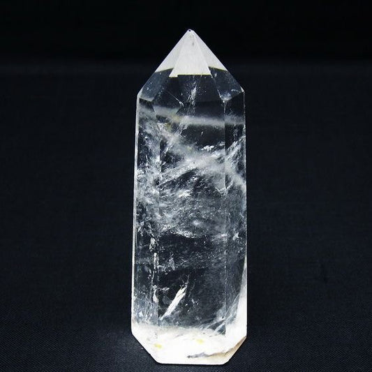 水晶 六角柱 ポイント 置物 一点物 142-10014