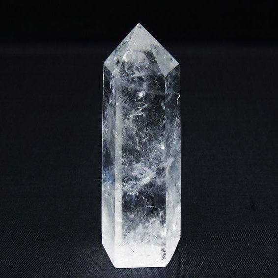水晶 六角柱 ポイント 置物 一点物 142-10016