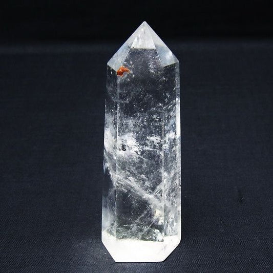 水晶 六角柱 ポイント 置物 一点物 142-10018