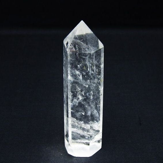 水晶 六角柱 ポイント 置物 一点物 142-10019