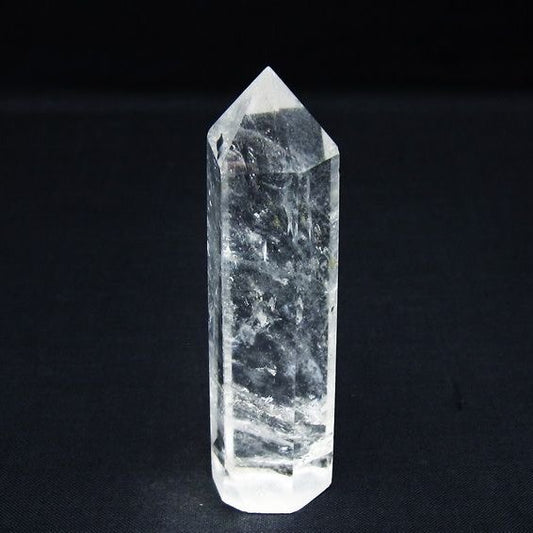 水晶 六角柱 ポイント 置物 一点物 142-10019