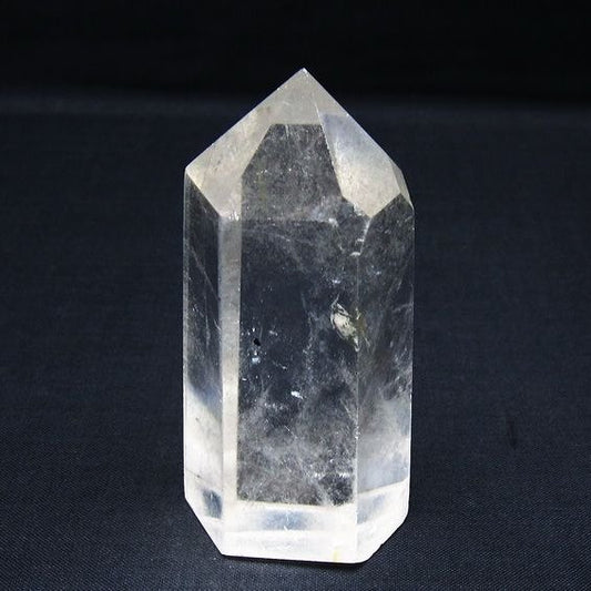 水晶 六角柱 ポイント 置物 一点物 142-10023