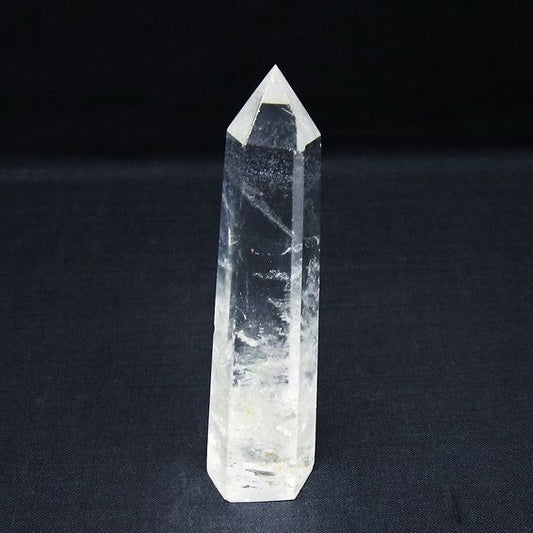 水晶 六角柱 ポイント 置物 一点物 142-10052