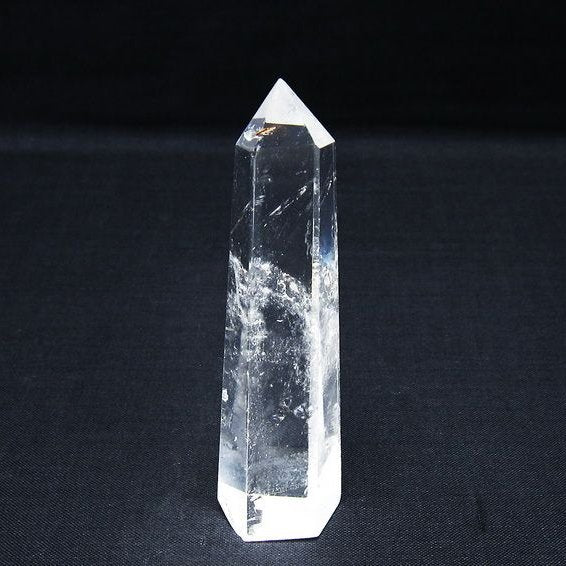 水晶 六角柱 ポイント 置物 一点物 142-10059
