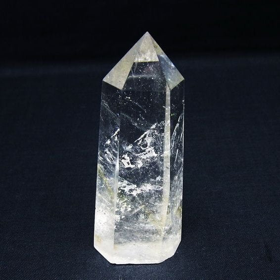水晶 六角柱 ポイント 置物 一点物 142-10061